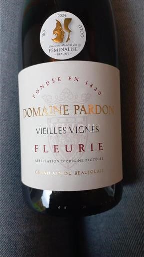 Beaujolais Fleurie Domaine Pardon Vieilles Vignes 2024