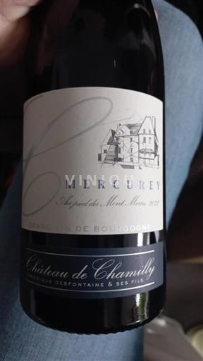 Burgundy Mercurey Château Chamilly 2022