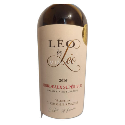 Bordeaux Bordeaux Supérieur Léo by Léo Sélection C. Gros & B. Ravache 2016