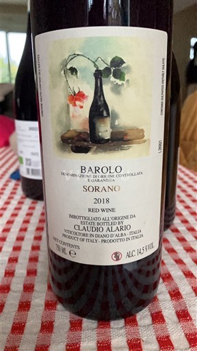 Piemonte Barolo Claudio Alario Sorano 2018