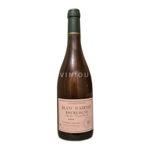 Bourgogne Georges Blanc Blanc d'Azenay 2003