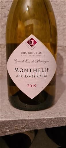 Burgundy Monthélie Eric Boigelot Les Champs Ronds 2019