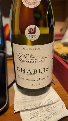 Burgundy Chablis Eric et Emmanuel Dampt Vignerons Réserve du Domaine 2023