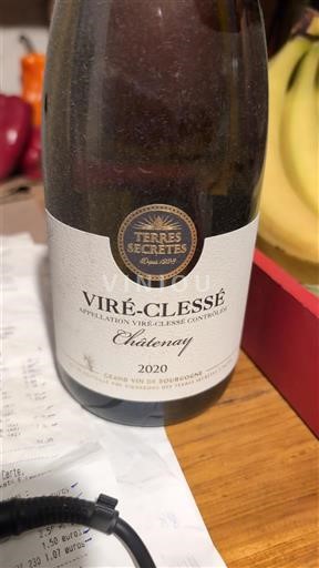 Borgoña Viré-clessé Terres Secrètes Chatenay 2020