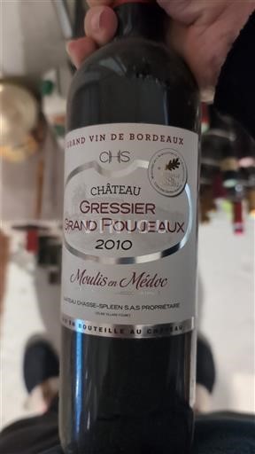 Bordeaux Moulis-en-Médoc Château Gressier Grand Poujeaux 2010