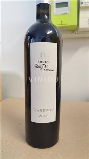Sudoeste Côtes de Bergerac Château Marie Plaisance Prestige 2016