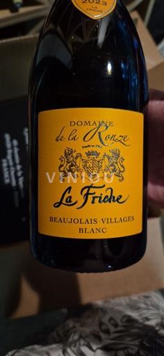 Beaujolais Beaujolais Villages Domaine La Ronze La Friche 2023