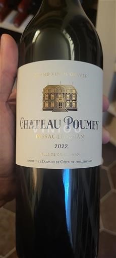 Bordeaux Pessac-Léognan Château Poumey 2022