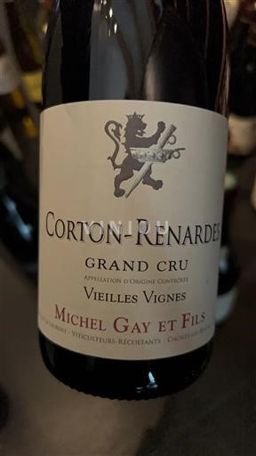 Bourgogne Corton-Renardes Grand Cru Michel Gay et Fils Vieilles Vignes Không niên vụ