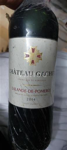 Bordéus Lalande-de-Pomerol Domaine Gachet 2014