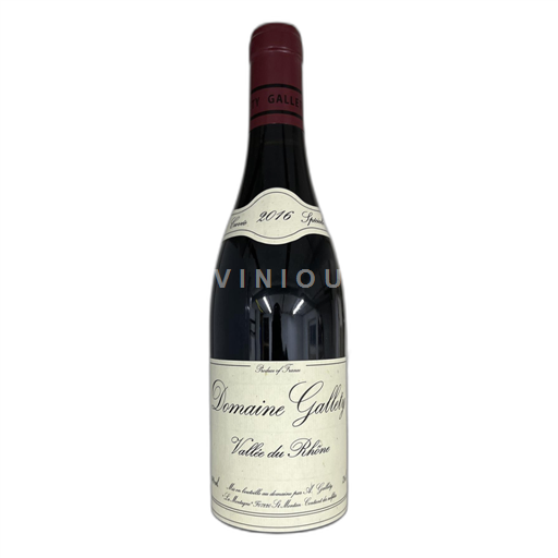 Rhônen laakso Määrittelemätön Domaine Gallety Spéciale 2016