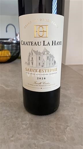 Bordoja Saint-Estèphe Château La Haye 2020