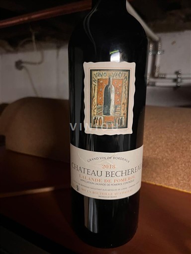 Bordeaux Lalande-de-Pomerol Château Béchereau 2018