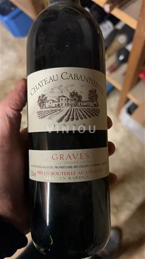 Bordeaux Graves Château Cabannieux 1998