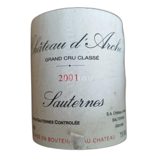 Burdeos Sauternes Château Arche 2001