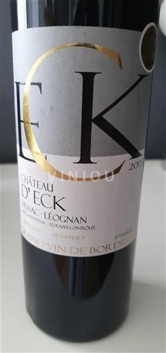 Bordéus Pessac-Léognan Chateau d'Eck 2015