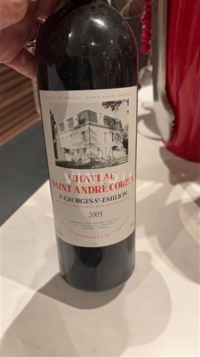 Bordeaux Saint-Georges-Saint-Émilion Château Saint André Corbin 2005