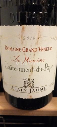 Rhônedalen Châteauneuf-du-Pape Domaine Grand Veneur Le Miocène 2019