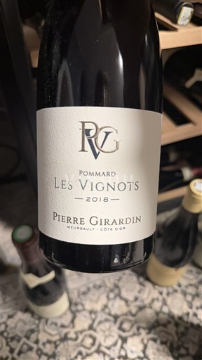 Burgundi Pommard Pierre Girardin Les Vignots 2018