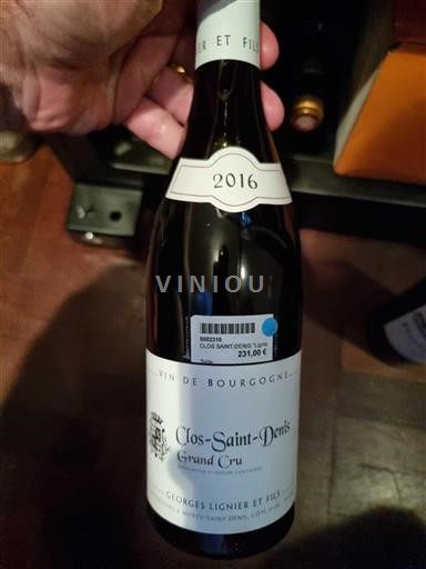 Bourgondië Clos-saint-denis Grand Cru Georges Lignier et Fils 2016