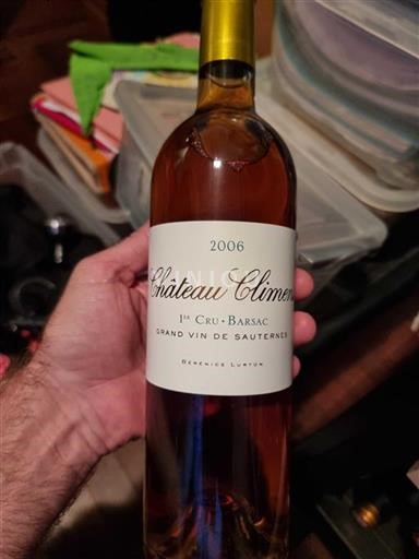 Bordeaux Barsac Premier Cru Climens 2006