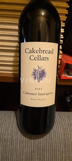 Kalifornské AVA Napa Valley Cakebread Cellars Cabernet Sauvignon 2021