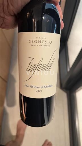 Californiske AVA'er Ikke specificeret Seghesio Family Vineyards Zinfandel 2022