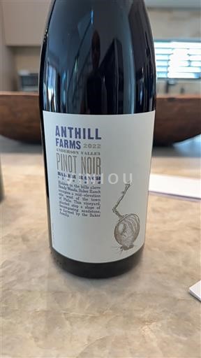 Vùng trồng nho được cấp phép California Thung lũng Anderson Anthill Farms Baker Ranch 2022