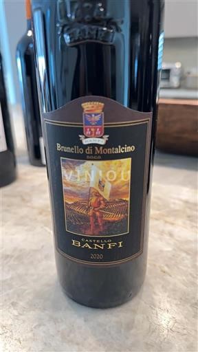 Toscana Brunello di Montalcino. Castello Banfi 2020