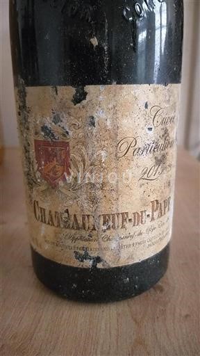 Valle del Rodano Châteauneuf-du-Pape Château Neuf-du-Pape Particulière 2015