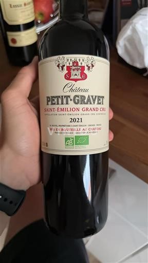 Bordeaux Saint-Émilion Grand Cru Grand Cru Château Petit Gravet 2021