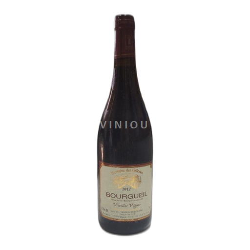 Loiren laakso Bourgueil Domaine Des Géleries Vieilles Vignes 2012