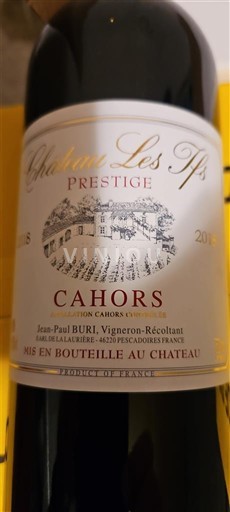 Sudoeste Cahors Château Les Ifs Prestige 2018