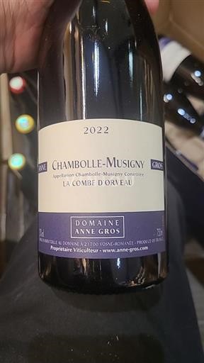 Burgund Chambolle-Musigny Anne Gros La Combe d'Orveau 2022