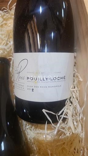 Burgundy Pouilly-Loché Clos des rocs Monopole 2012