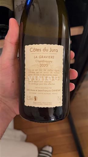 Jura Côtes du Jura Anne et Jean François Ganevat La Graviere 2020