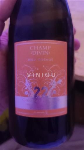 Jura Crémant du Jura Champ Divin Brut Nature 2022