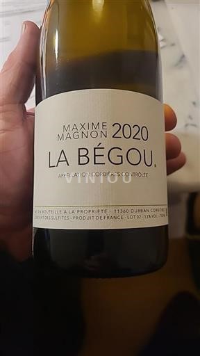 Languedoc Corbières Maxime Magnon La Bégou 2020
