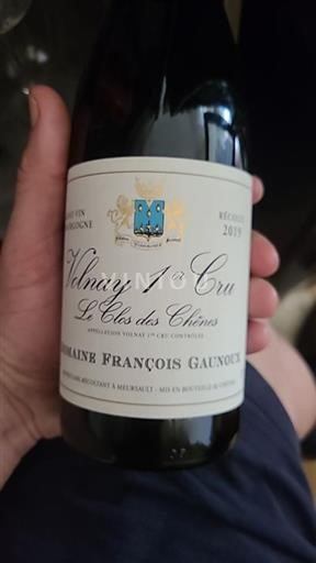 Burgundi Volnay Premier Cru Domaine François Gaunoux Le Clos des Chênes 2019