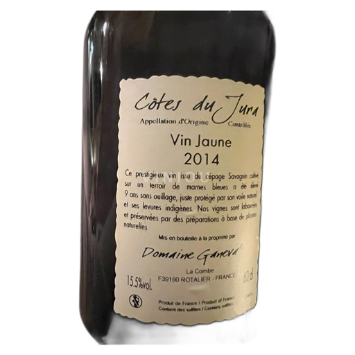 Jura Côtes-du-jura Ganevat 2014