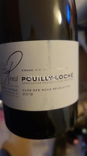 Burgundy Pouilly-Loché Clos des rocs Révélation 2019