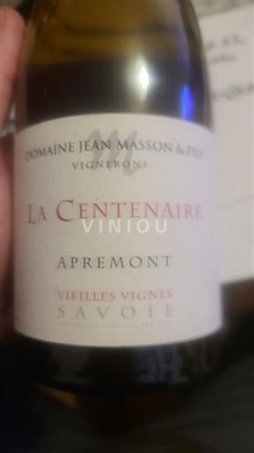 Savoie and Bugey Apremont Domaine Jean Masson & Fils La Centenaire 2020