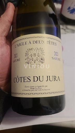 Jura Côtes-du-jura Domaine L'Aigle à Deux Têtes Naturé 2021
