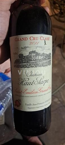 Bordeaux Saint-Émilion Grand Cru Grand Cru Château Haut-Sarpe 2011