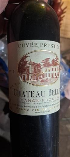 Bordeaux Canon-Fronsac Château Belleau Prestige 2012