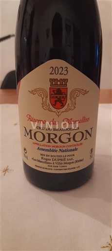 Beaujolais Morgon Roger DUPRÉ SAS Réserve des Marcellins 2023