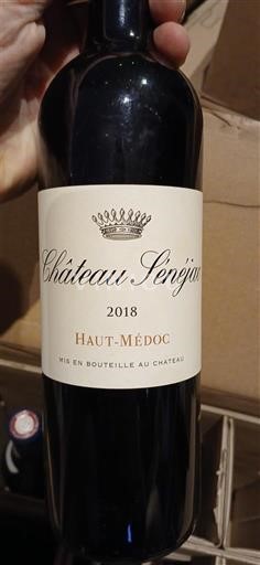 Bordeaux Haut-Médoc Sénéjac 2018