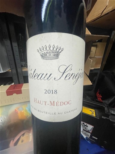 Bordeaux Haut-Médoc Sénéjac 2018