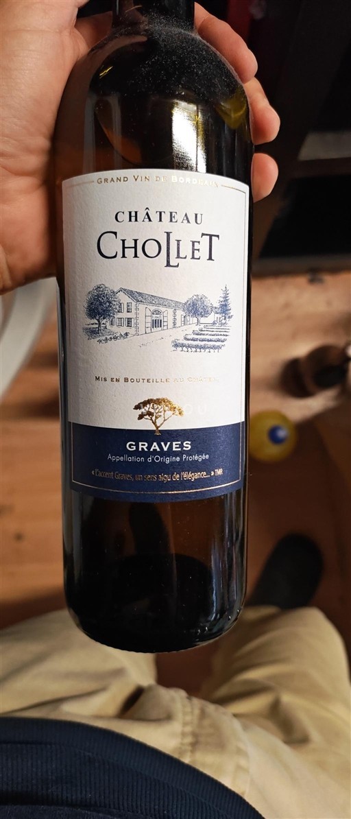 Bordeaux Graves Château Chollet Icke årgångsbetecknad