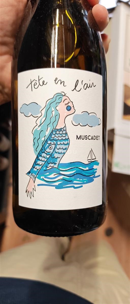 Thung lũng sông Loire Muscadet Tête en l'air Không niên vụ